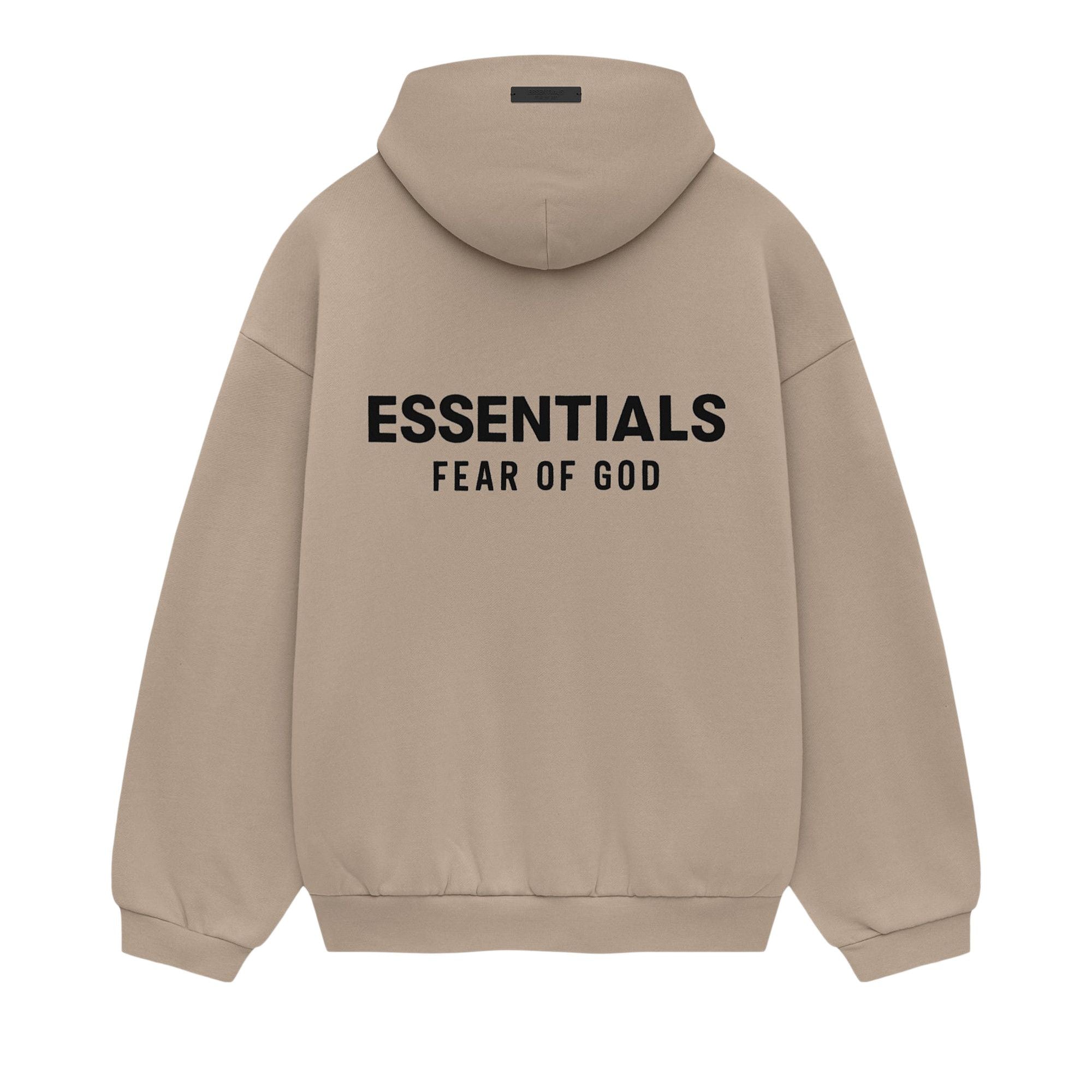 Fear of God Essentials Fleece Hoodie (FW24) Desert Sand