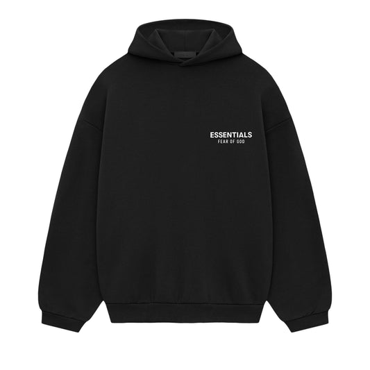 Fear of God Essentials Fleece Hoodie (FW24) Black