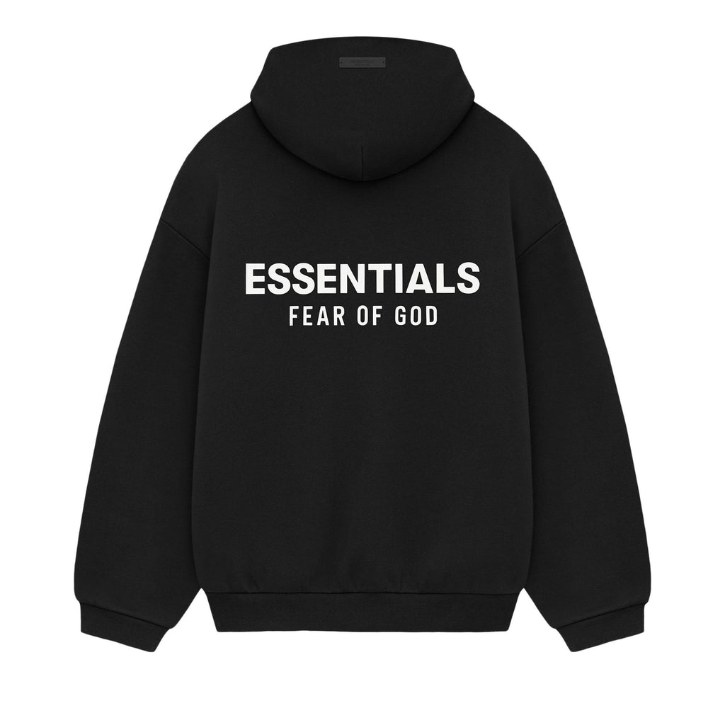 Fear of God Essentials Fleece Hoodie (FW24) Black