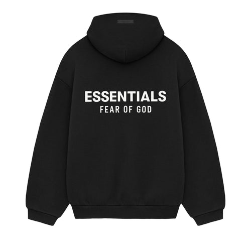 Fear of God Essentials Fleece Hoodie (FW24) Black