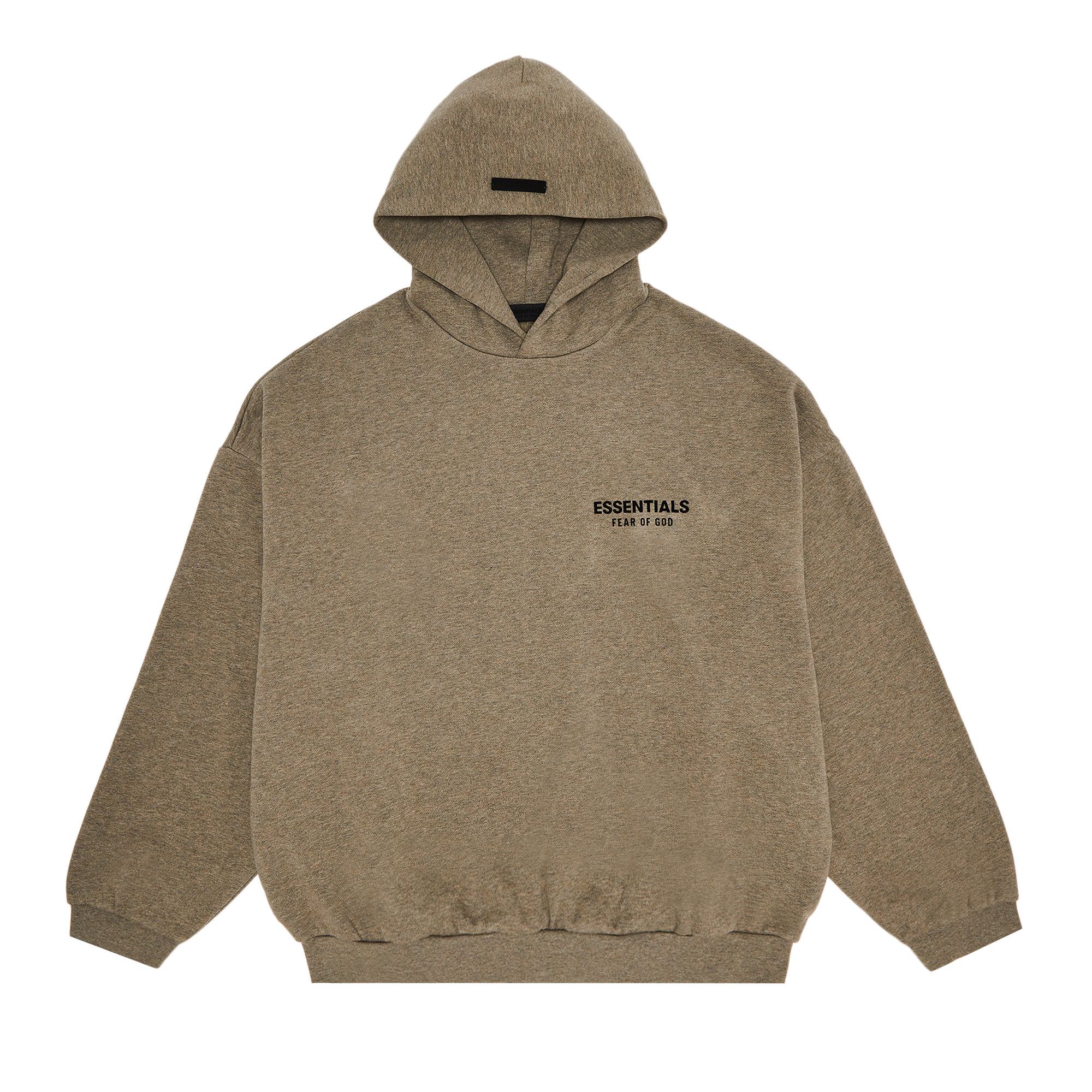 Fear of God Essentials Fleece Hoodie (FW24) Heather Gray