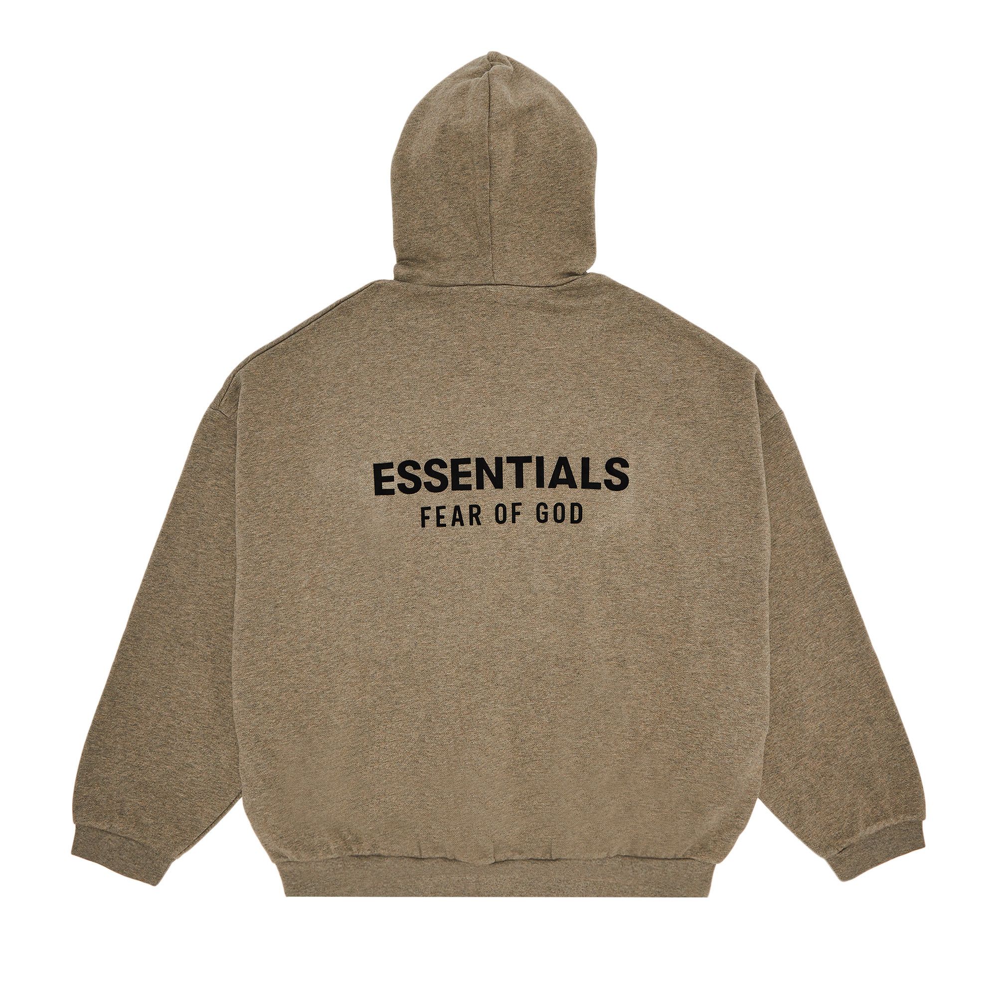Fear of God Essentials Fleece Hoodie (FW24) Heather Gray