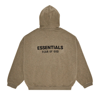 Fear of God Essentials Fleece Hoodie (FW24) Heather Gray
