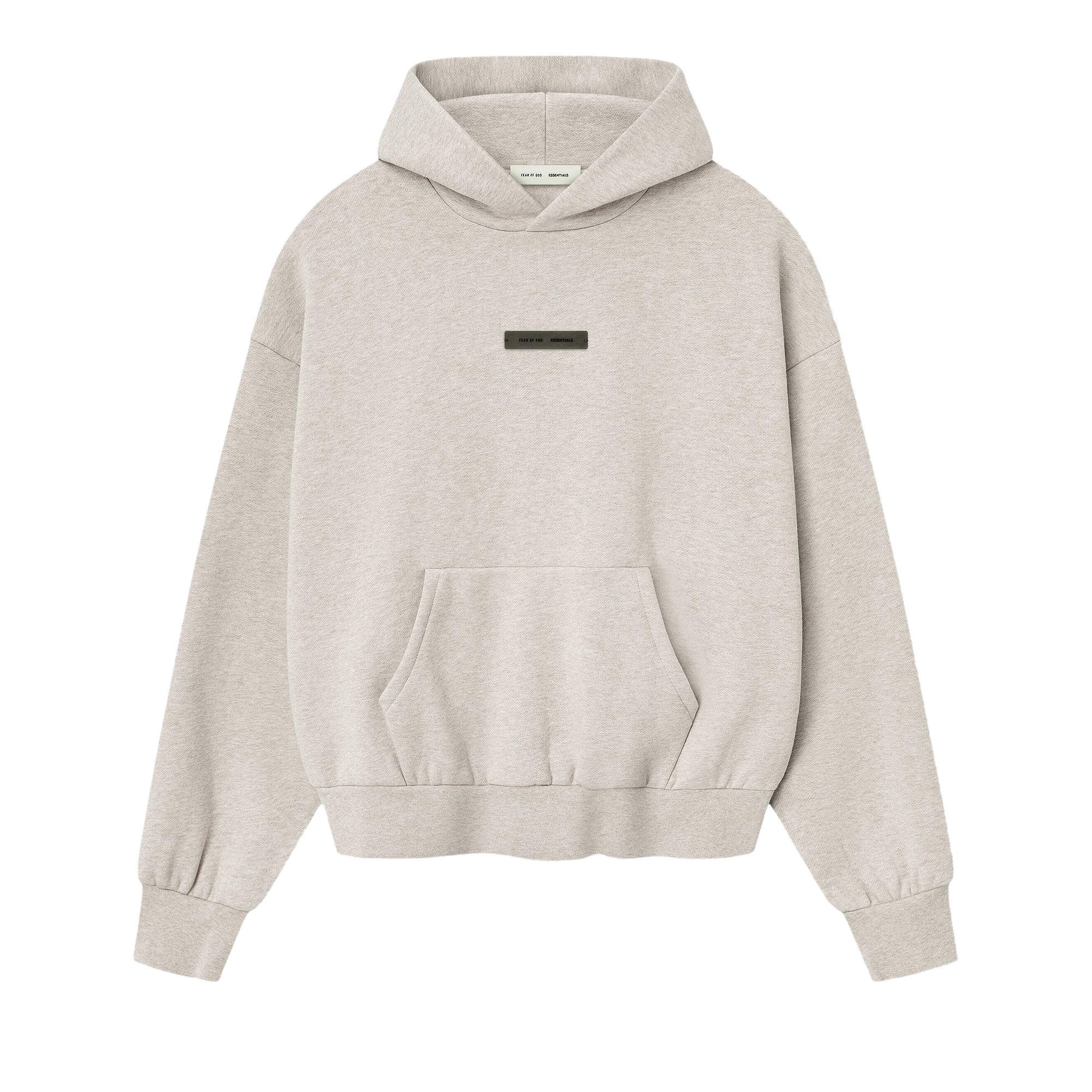 Fear of God Essentials SS25 Classic Hoodie Heather Stone