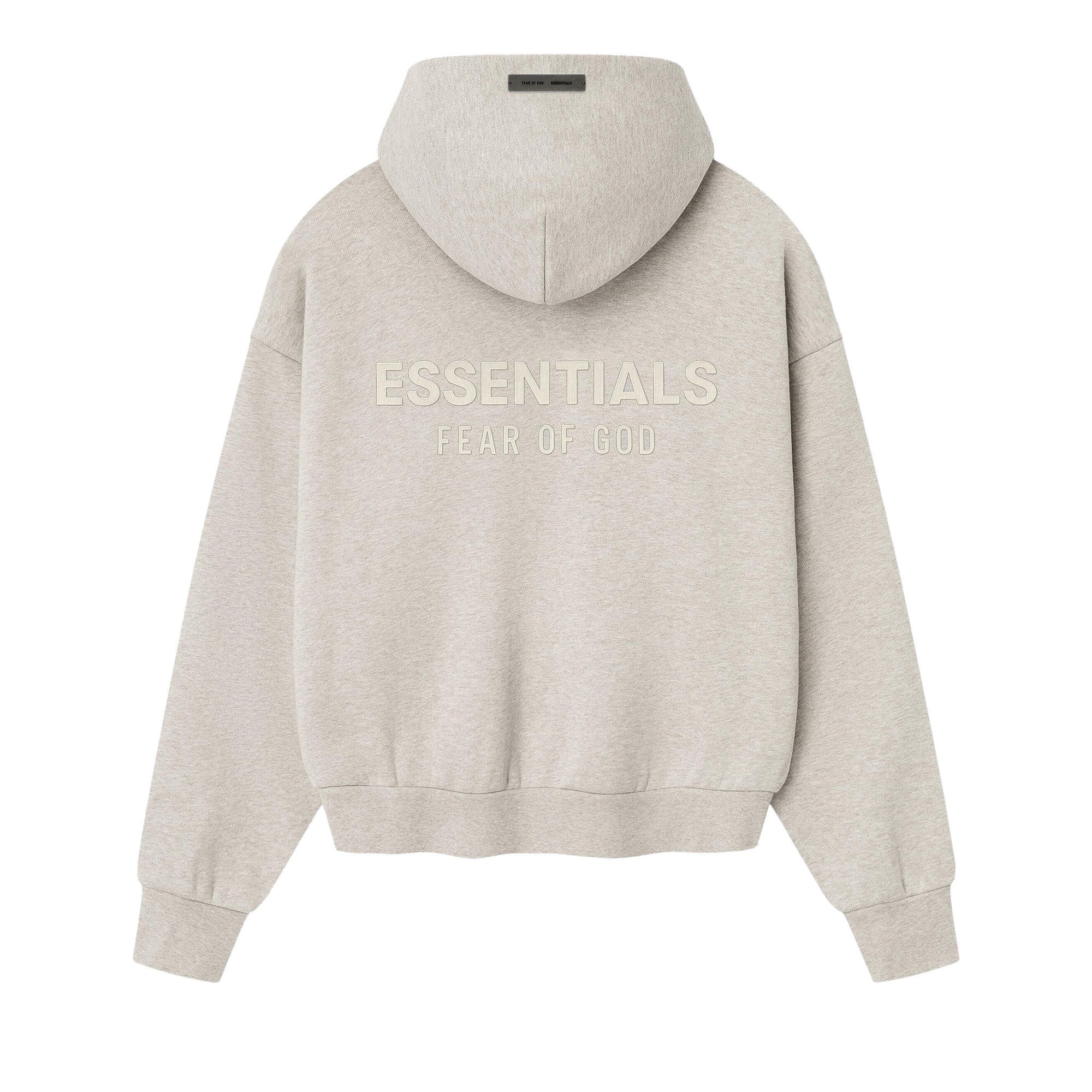 Fear of God Essentials SS25 Classic Hoodie Heather Stone
