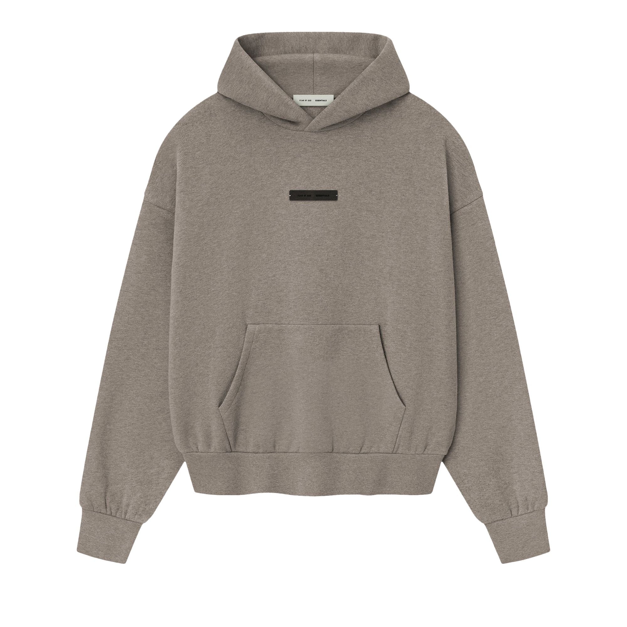 Fear of God Essentials Fleece Hoodie (FW25) Homestead Heather