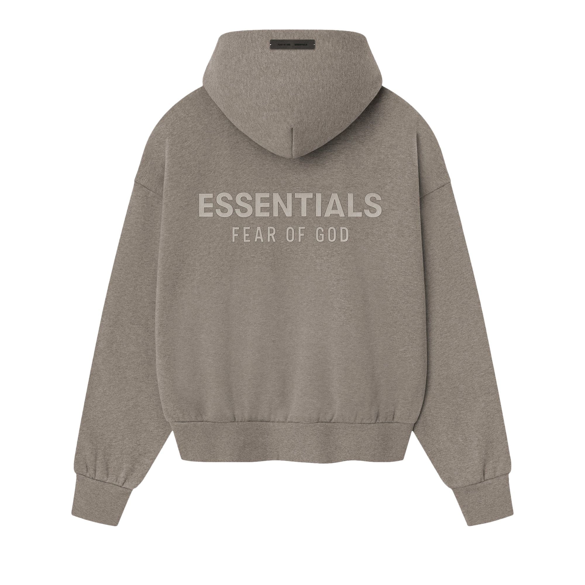 Fear of God Essentials Fleece Hoodie (FW25) Homestead Heather