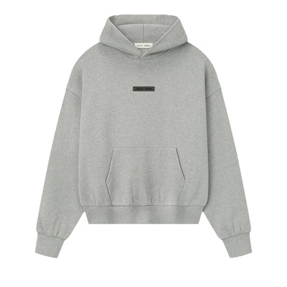 Fear of God Essentials Fleece Hoodie (FW25) Concrete Heathe