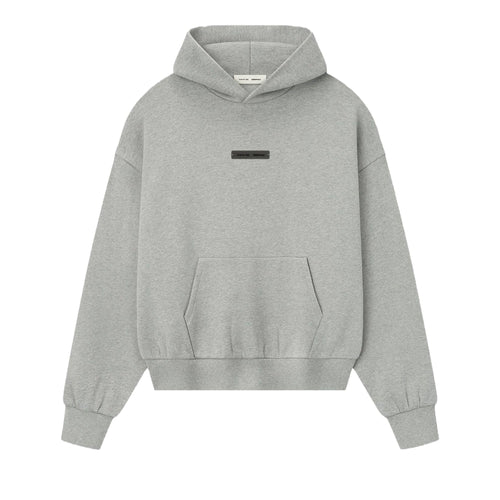 Fear of God Essentials Fleece Hoodie (FW25) Concrete Heathe
