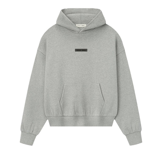 Fear of God Essentials Fleece Hoodie (FW25) Concrete Heathe