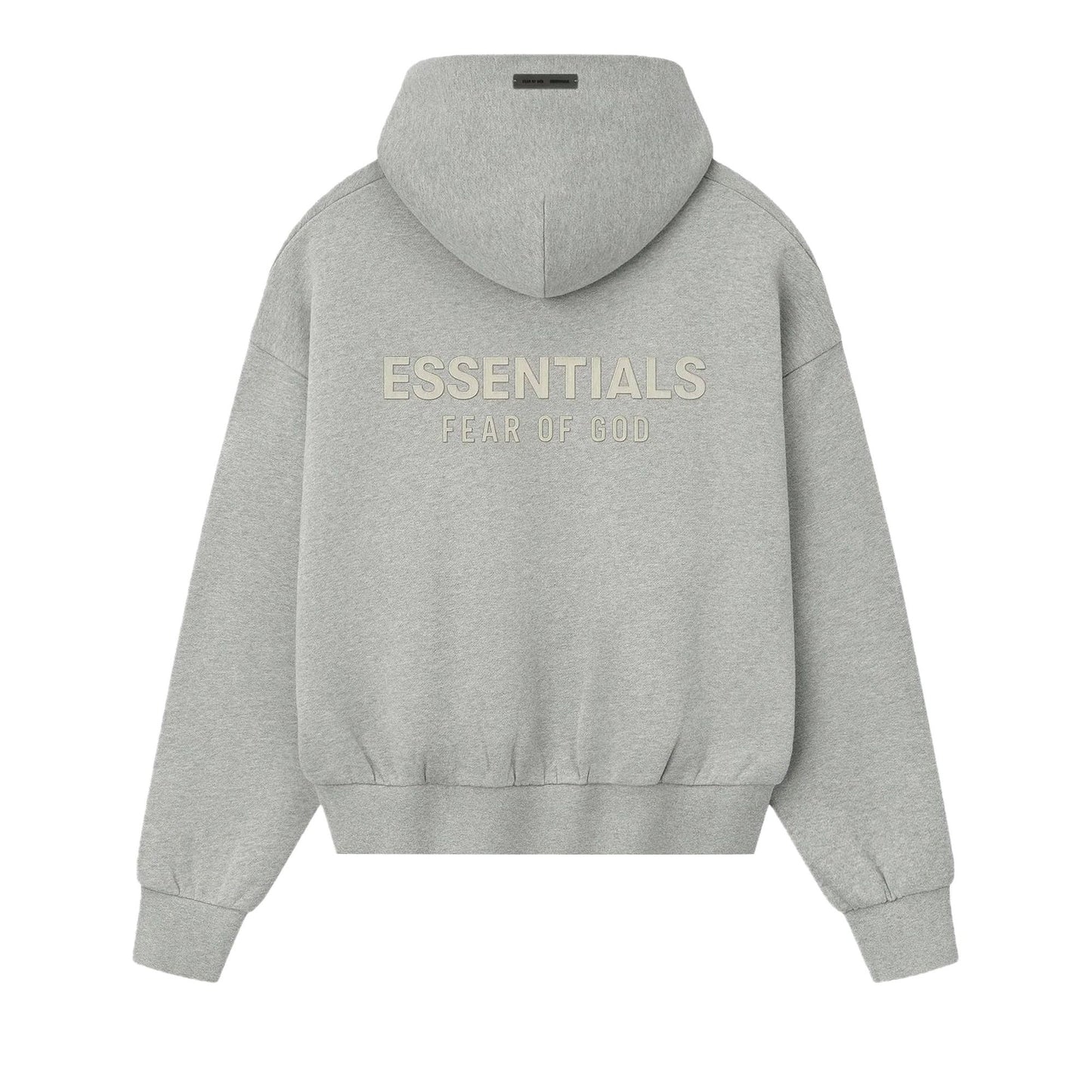 Fear of God Essentials Fleece Hoodie (FW25) Concrete Heathe