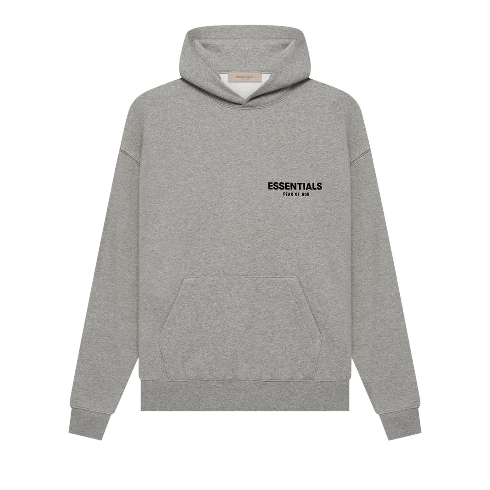 Fear of God Essentials Hoodie 'Dark Oatmeal'(SS22)