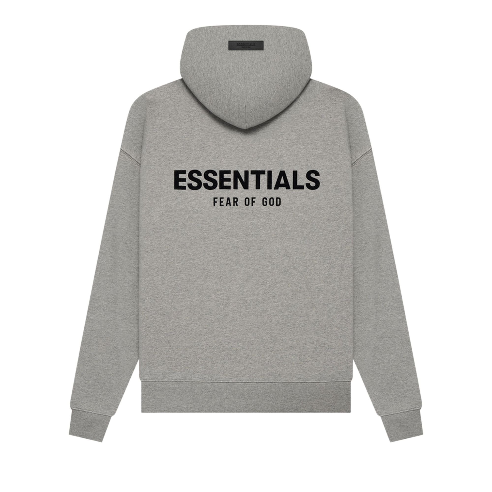Fear of God Essentials Hoodie 'Dark Oatmeal'(SS22)
