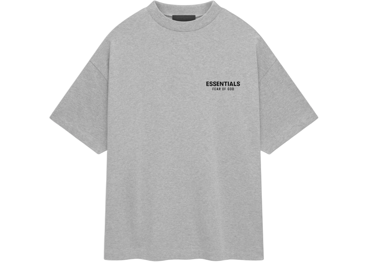 Fear of God Essentials Jersey Crewneck Tee 'Light Heather Grey'