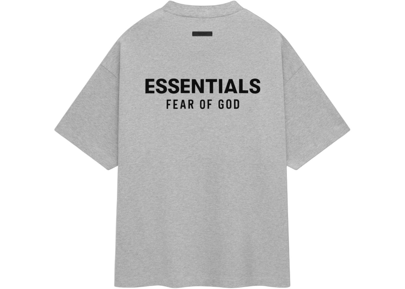 Fear of God Essentials Jersey Crewneck Tee 'Light Heather Grey'