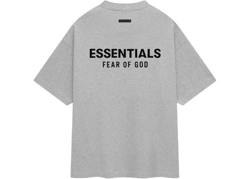 Fear of God Essentials Jersey Crewneck Tee 'Light Heather Grey'