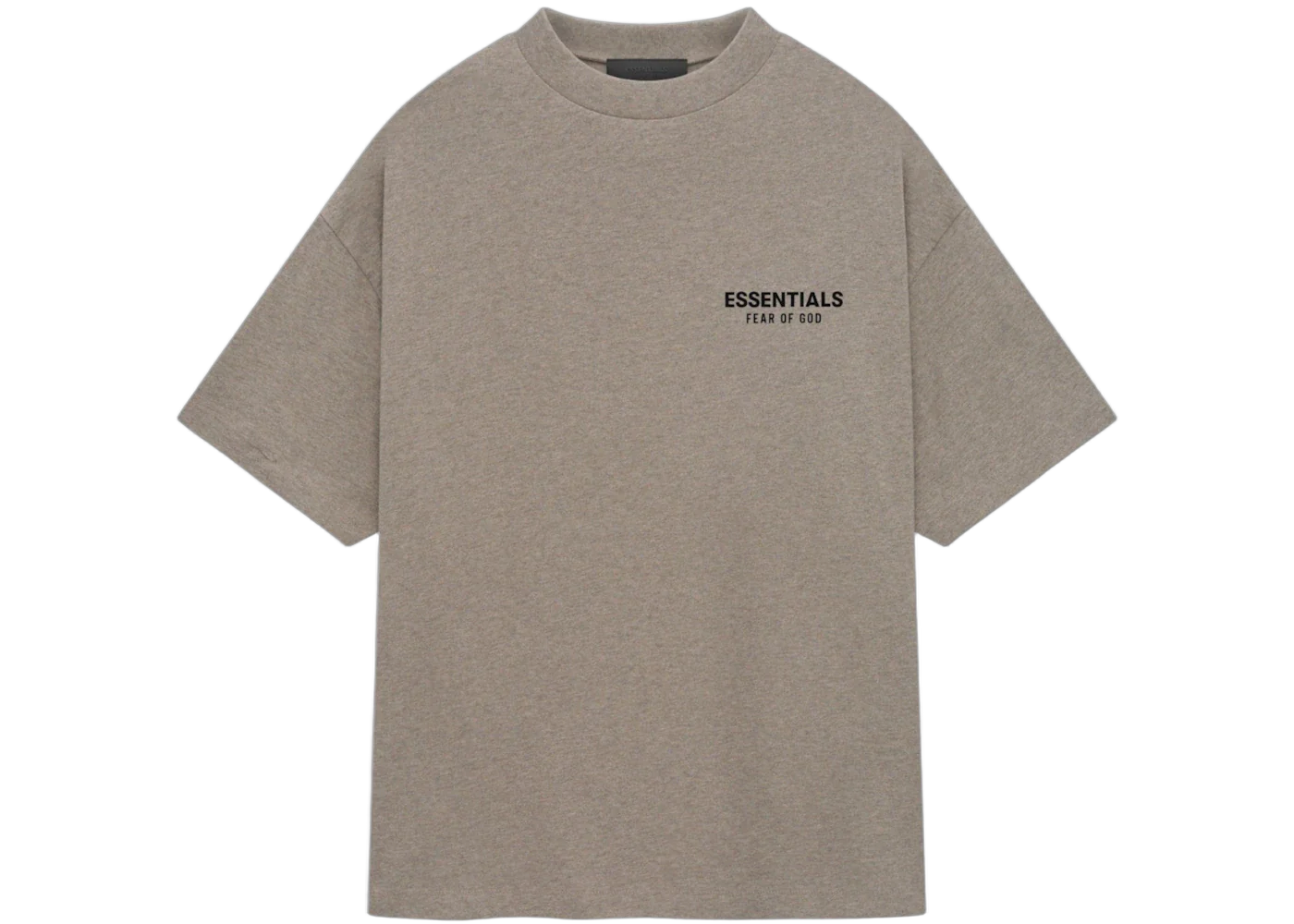 Fear of God Essentials Jersey Crewneck Tee 'Heather Grey'(FW24)