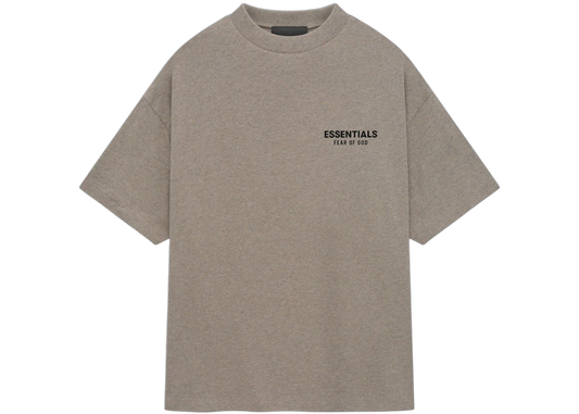 Fear of God Essentials Jersey Crewneck Tee 'Heather Grey'(FW24)
