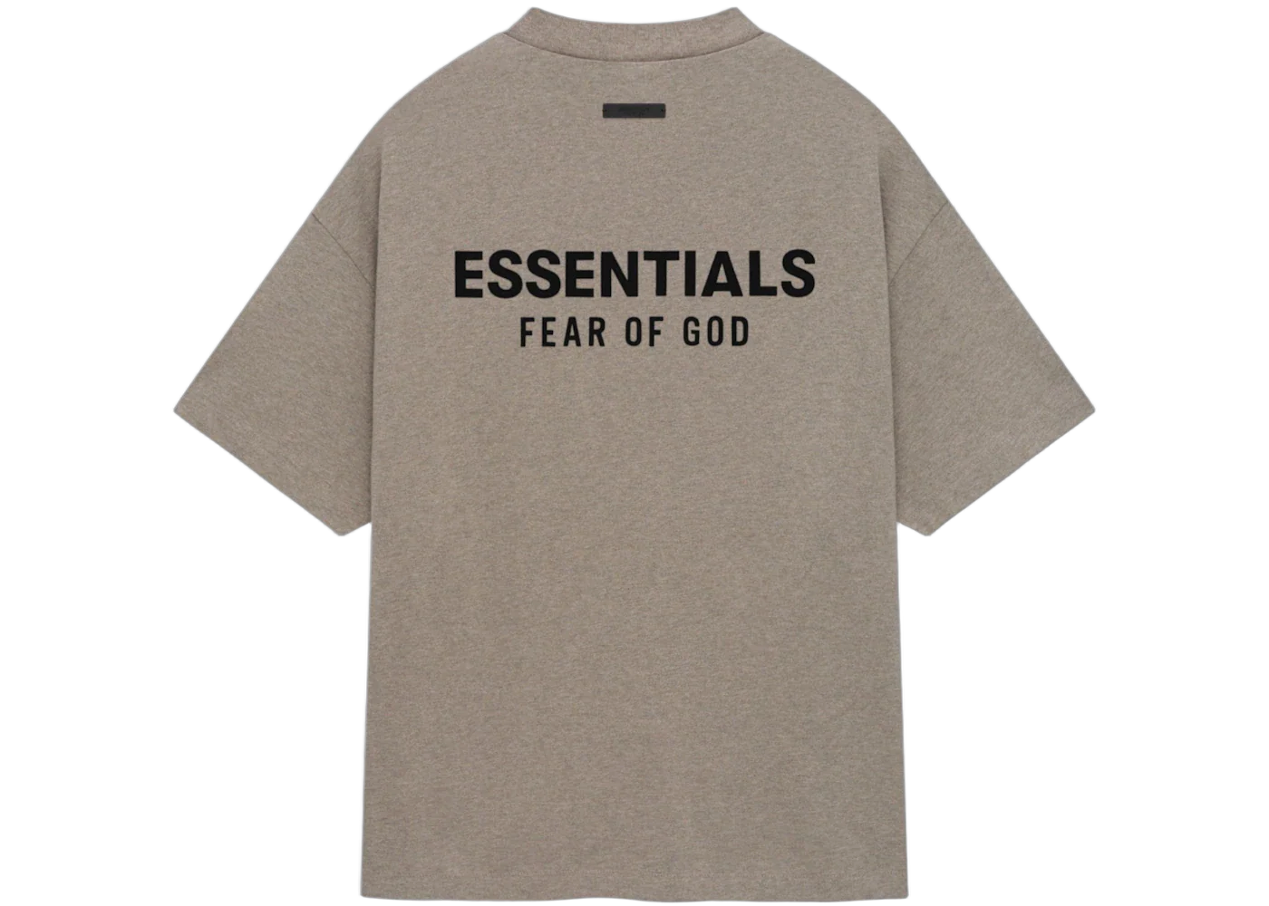 Fear of God Essentials Jersey Crewneck Tee 'Heather Grey'(FW24)