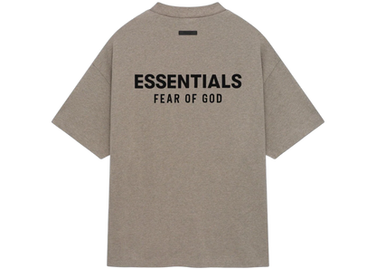 Fear of God Essentials Jersey Crewneck Tee 'Heather Grey'(FW24)